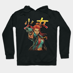 fire woman Hoodie